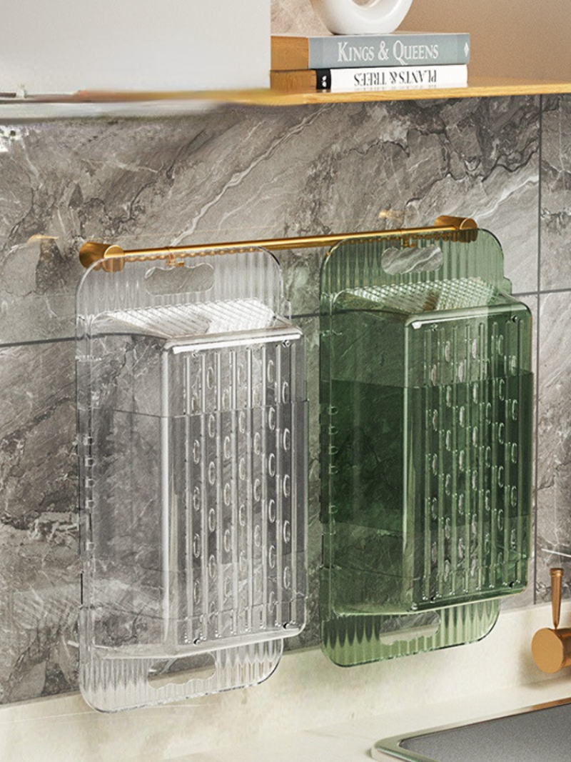 2PCS/Set Light and Luxurious Retractable Vegetable Wash and Drain Basket - Image 5