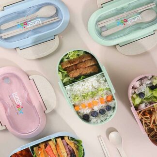 Lightweight Lunch Box, Single Layer Partition Lunch Box