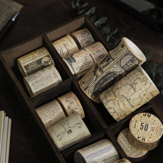 Roll Multifunctional Retro Tape For Journal Scrapbooking