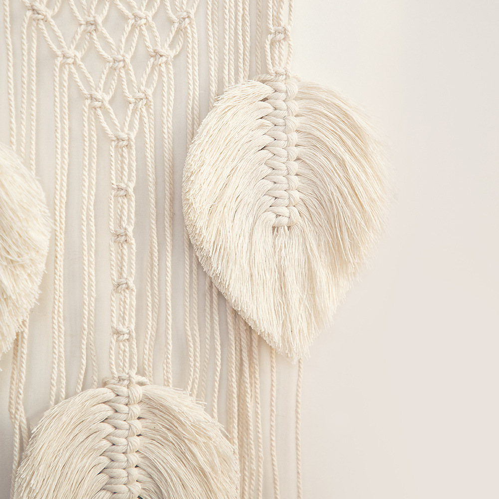 Macrame Dream Catcher Large Wall Hanging Cotton - Image 5