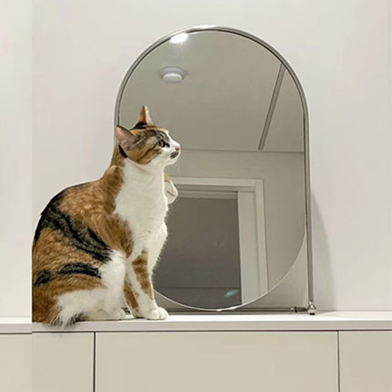 Korean Style Makeup Standing Mirror Desk Design - Image 3