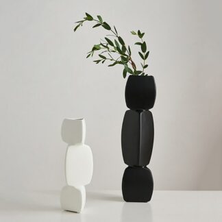 Flowerpot Nordic Minimalist Black And White Art Ornaments