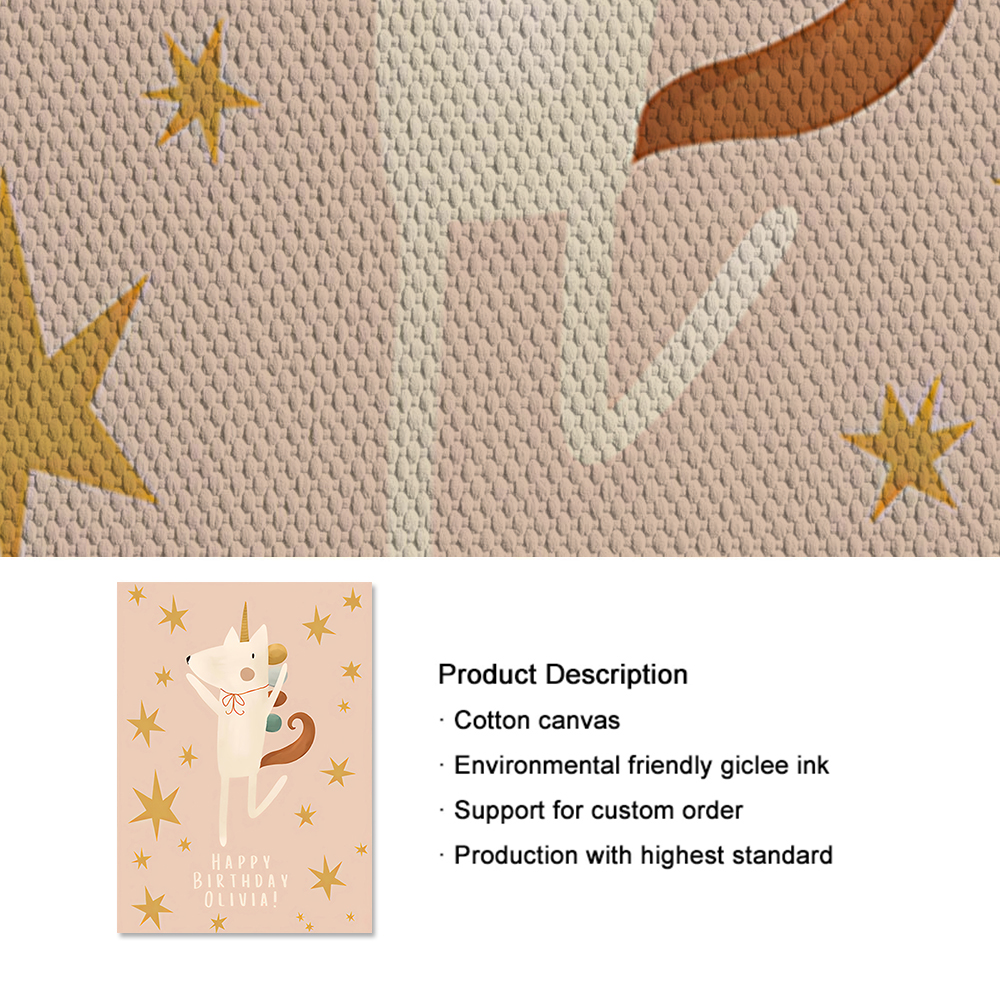 Mouse Goose Duck Nordic Cartoon Fox Rabbit Wall Art - Image 10