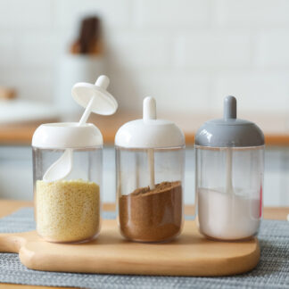 Multi-function Condiment Jar Spoon