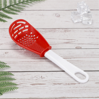 Multifunctional Filter Colander Household Kitchen Grinding Spoon