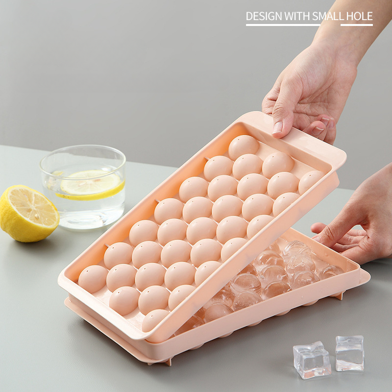 Plastic Diamond Style Ice Mold with Lid - Image 3
