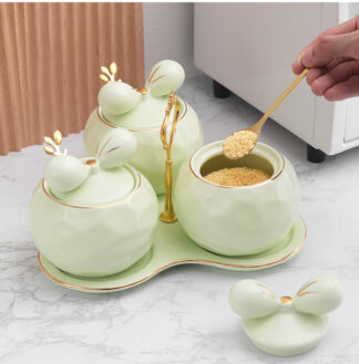 Nordic Ceramic Seasoning Jars