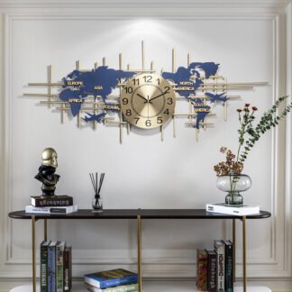 Nordic Art Wall Clock Modern Simple Wall Metal Clock