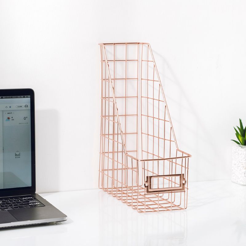 Nordic Wrought Iron Grid File Holder - Image 3