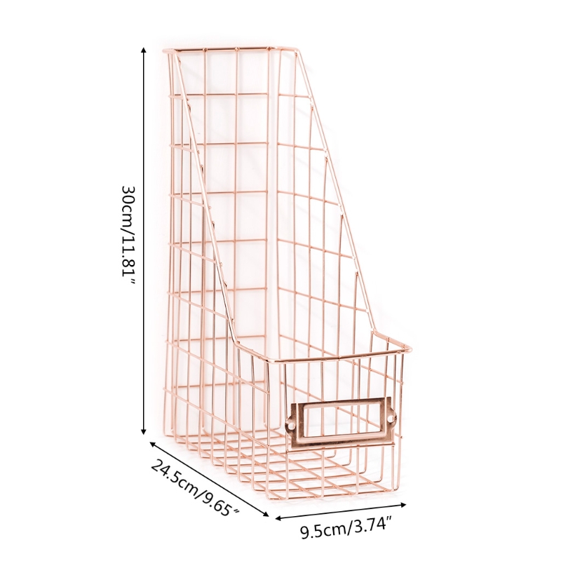 Nordic Wrought Iron Grid File Holder - Image 4
