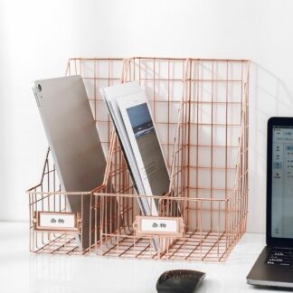 Nordic Wrought Iron Grid File Holder