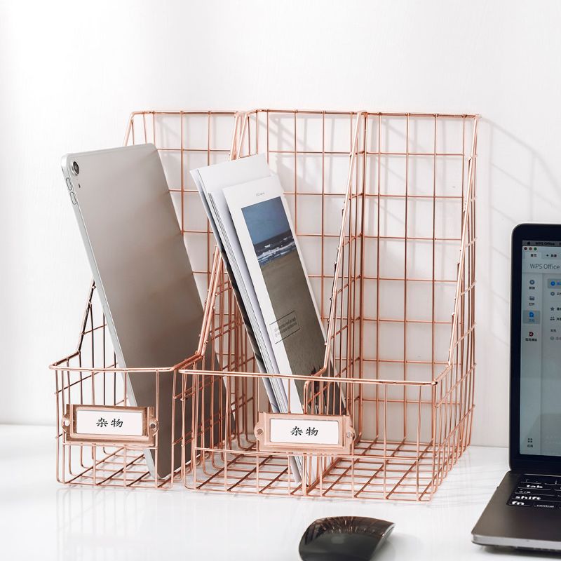 Nordic Wrought Iron Grid File Holder