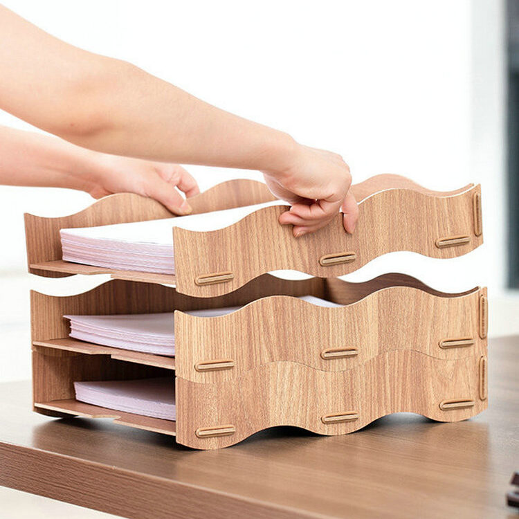 Office Desk Paper Tray A4 File Organizer Document Tray