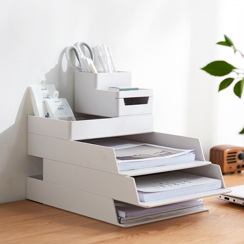 Office Desktop Organizer A4 Paper Drawer Storage - Image 3