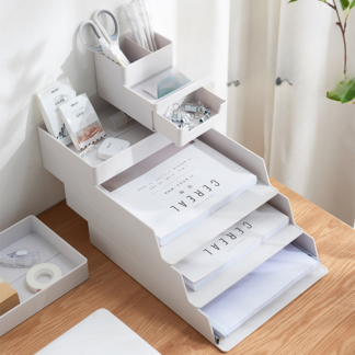 Office Desktop Organizer A4 Paper Drawer Storage