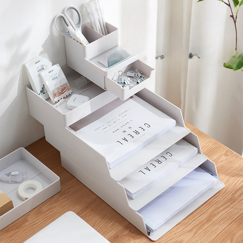Office Desktop Organizer A4 Paper Drawer Storage
