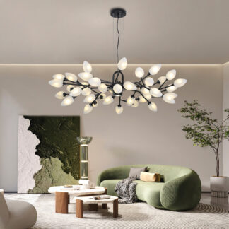 Black Gold Chandeliers Nordic Light Fixtures For Living Room