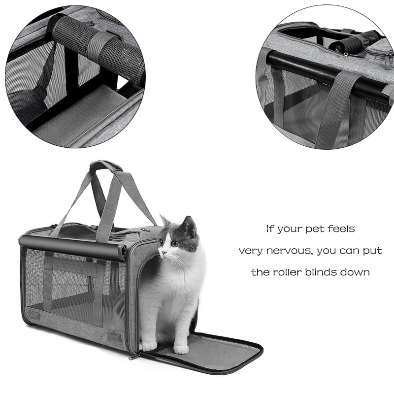 Portable Cat Carrier, Pet Travel Carrier Bag - Image 5