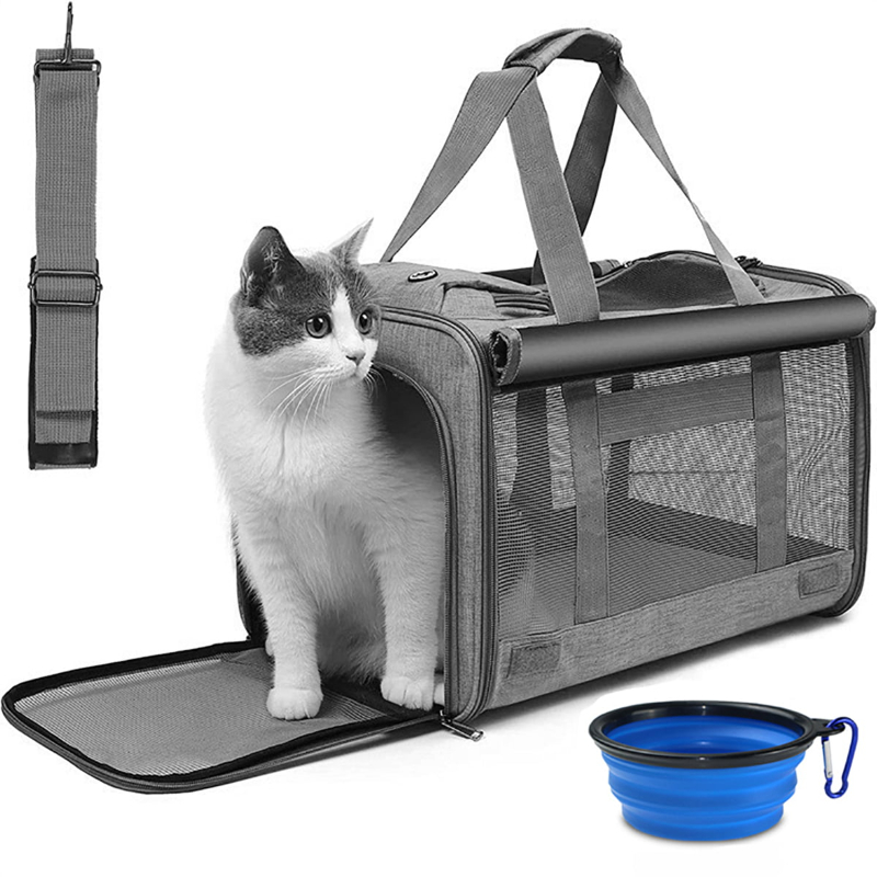 Portable Cat Carrier, Pet Travel Carrier Bag