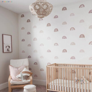 Rainbow Wall Stickers For Kids Rooms