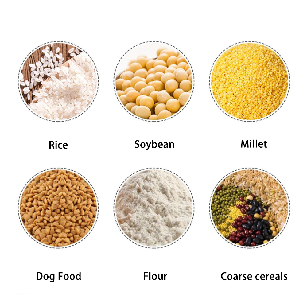 Rice Storage Box Rice Dispenser Bean Container Cereals Bucket - Image 6