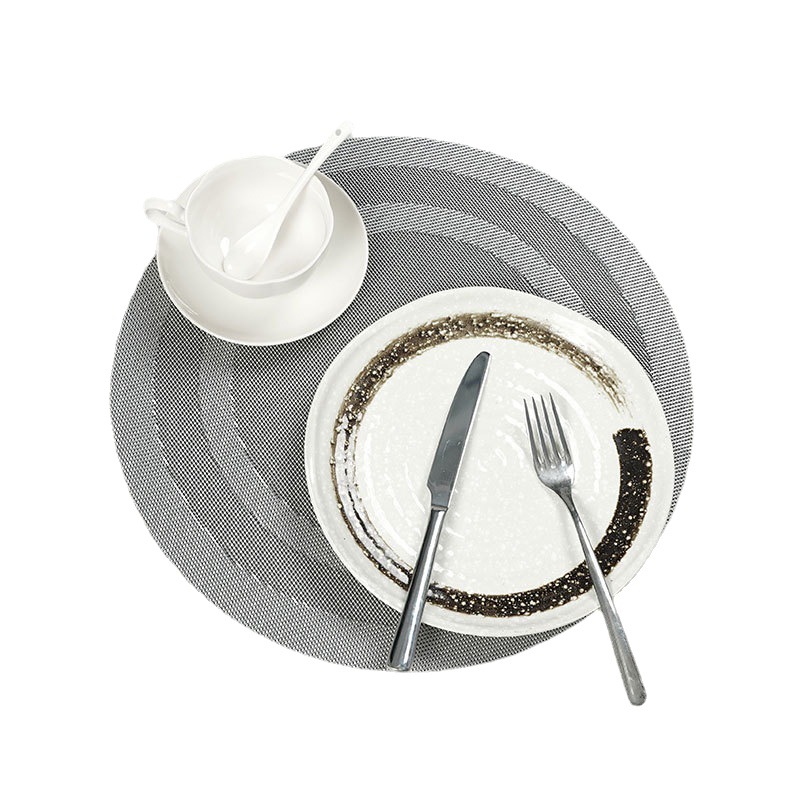 Round Western PVC Food Placemat - Image 2