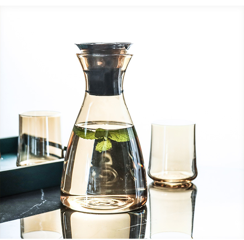 Denmark Glass Water Carafe with Steel Lid - Image 2