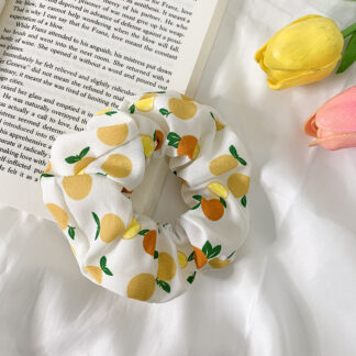 Lemon Scrunchies Ins Style Fresh Hair Tie