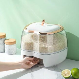 Apple-shaped Rice Bucket Kitchen Food Storage