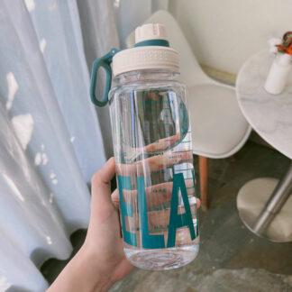 White Large Capacity Water Drinking Bottle