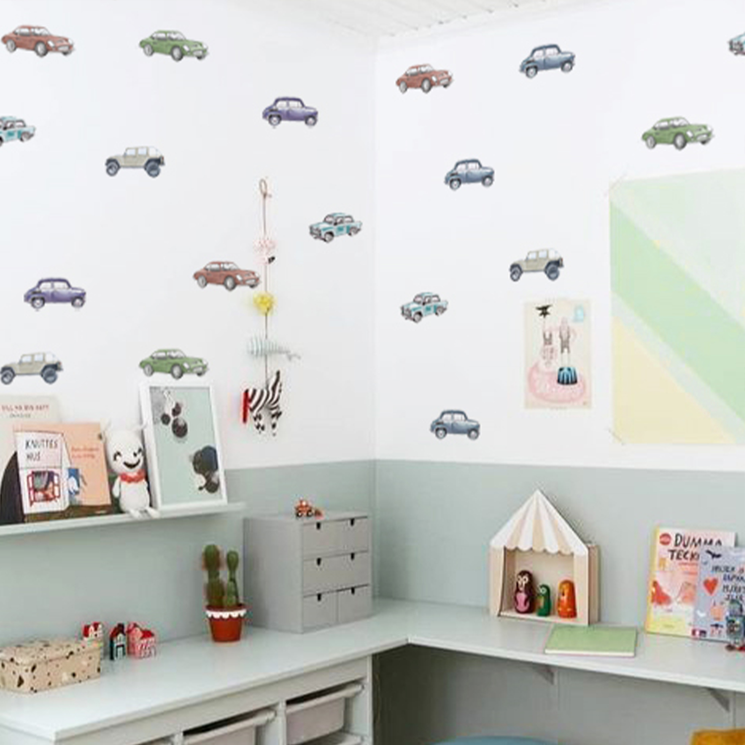 Vintage Car Wall Stickers For Kid Room - Image 2