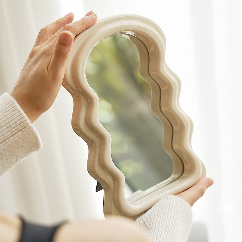 Irregular Decorative Mirror Creative Desktop Makeup Mirror - Image 3