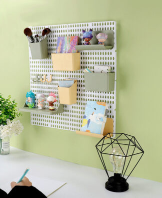 Wall DIY Pegboard Set Kitchen Multifunction Storage Rack