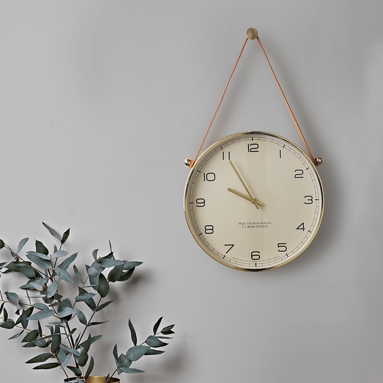 Nordic Light Luxury Rope Modern Design Wall Clock - Image 2