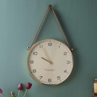 Nordic Light Luxury Rope Modern Design Wall Clock