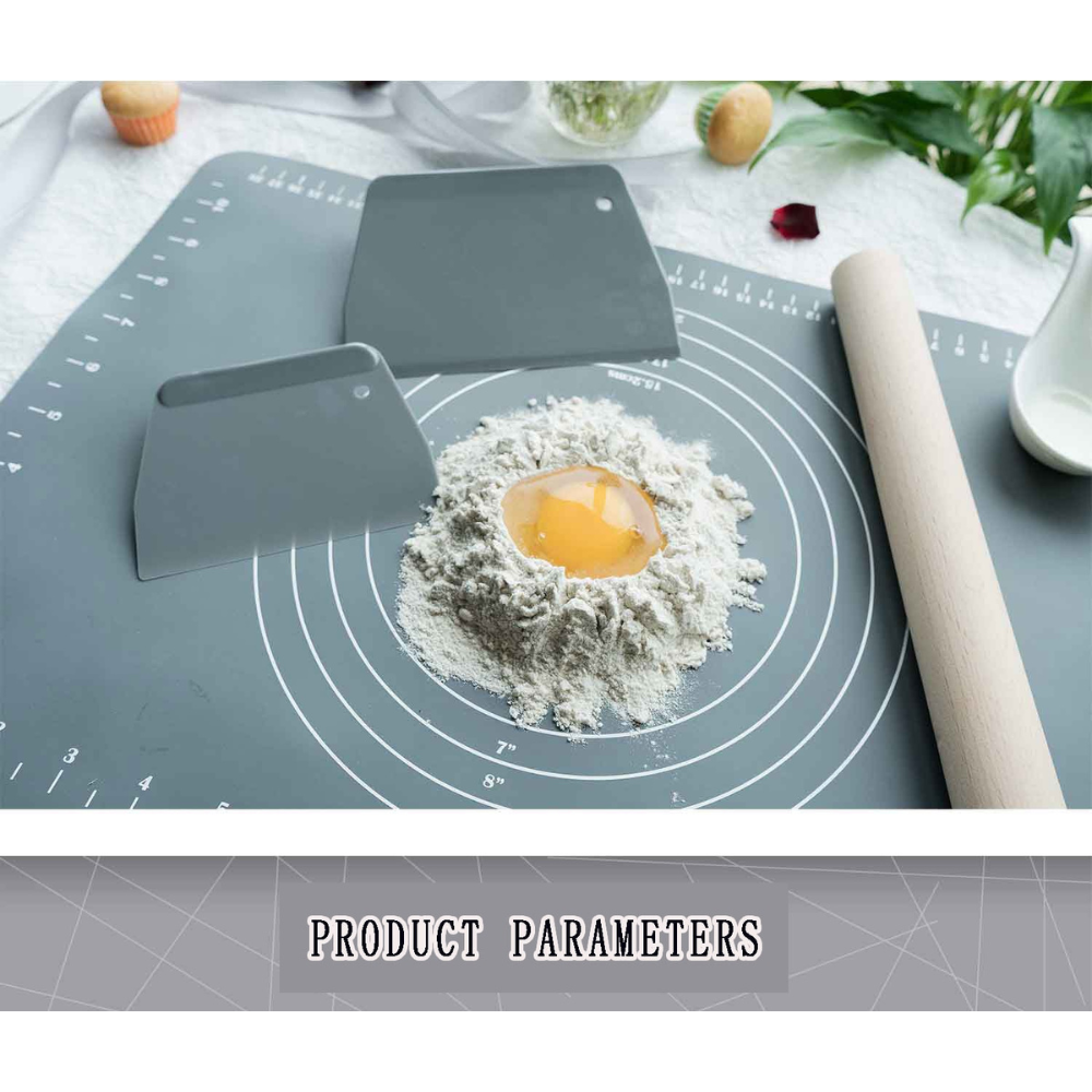 Plastic Cake Cream Spatula Baking Tools, Grey Blue - Image 4