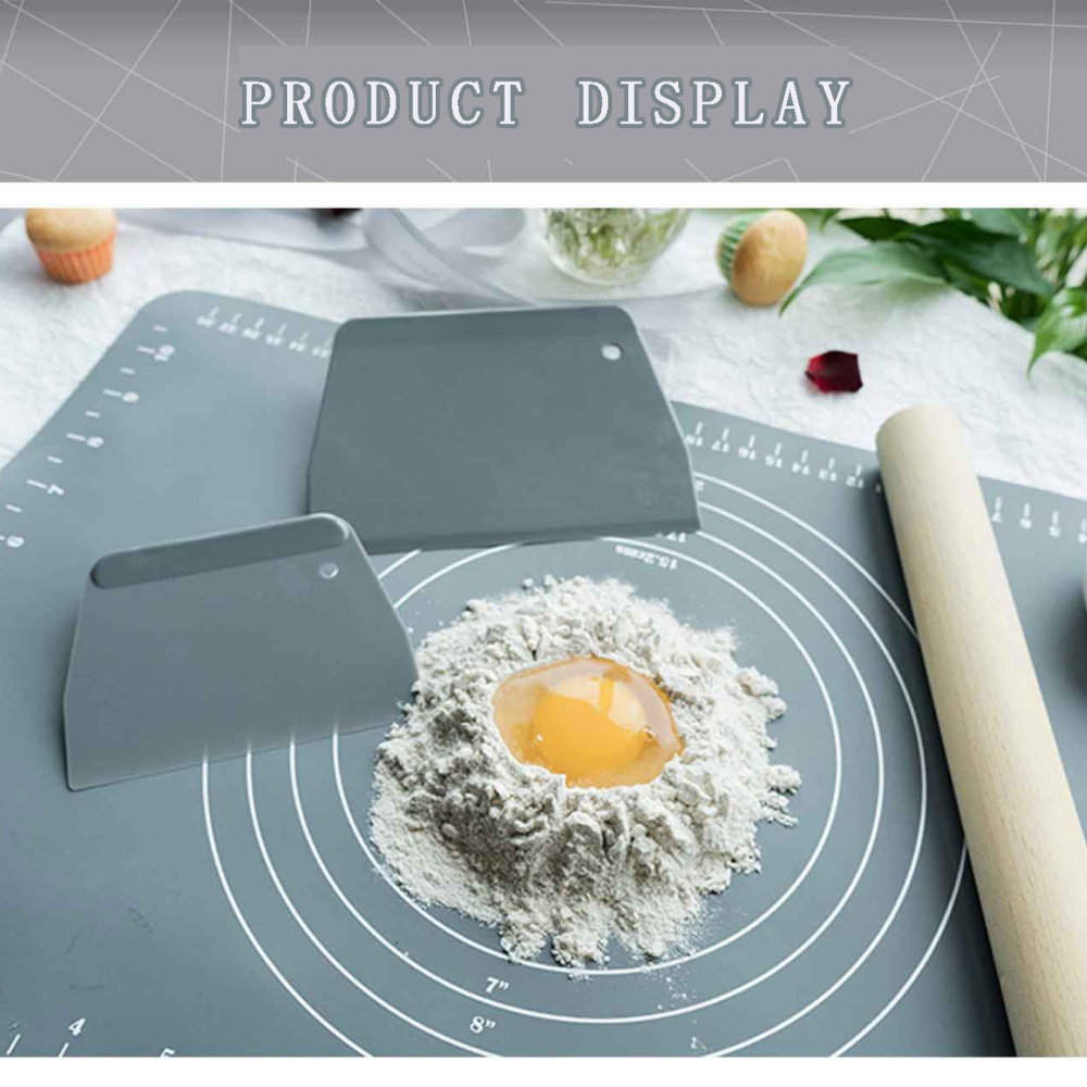 Plastic Cake Cream Spatula Baking Tools, Grey Blue - Image 2