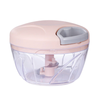 Kitchen Cooking Machine Multi-Function Hand Pull Garlic Press, Pink