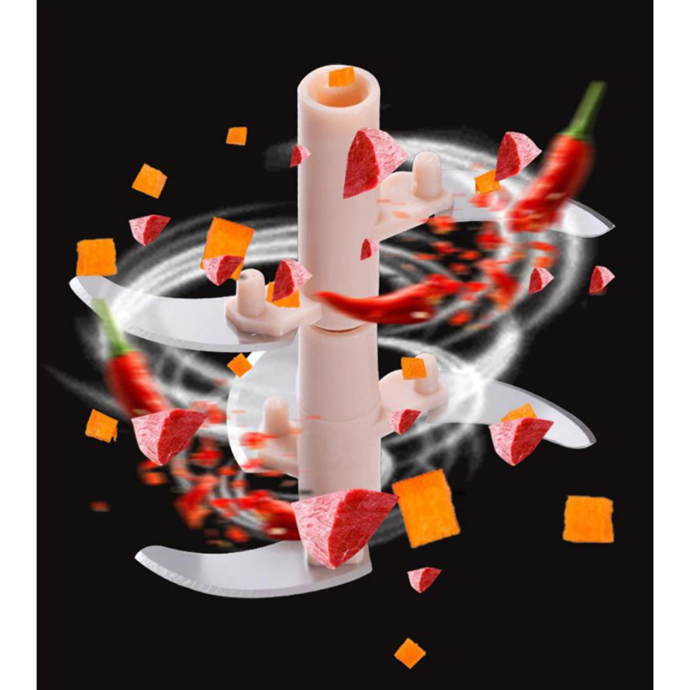 Kitchen Cooking Machine Multi-Function Hand Pull Garlic Press, Pink - Image 3