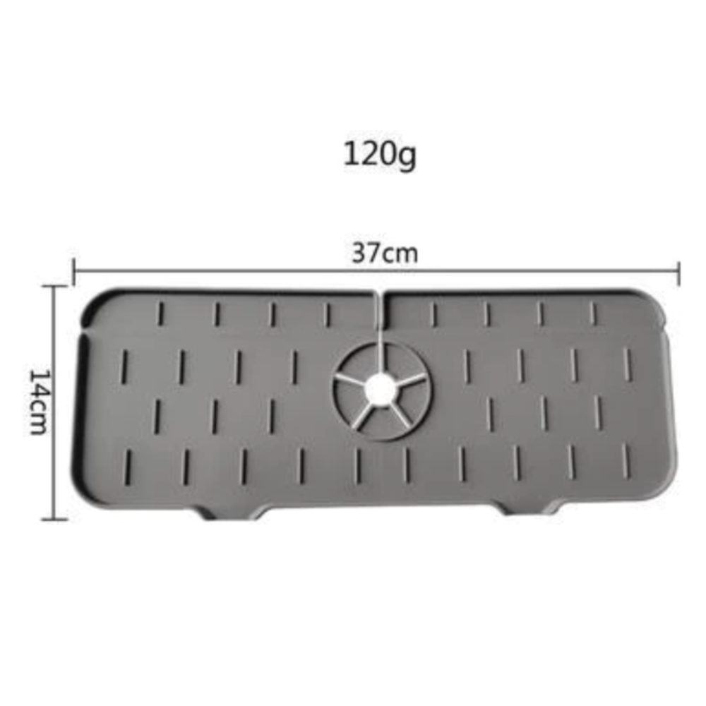 Kitchen Faucet Absorbent Mat, Grey - Image 2