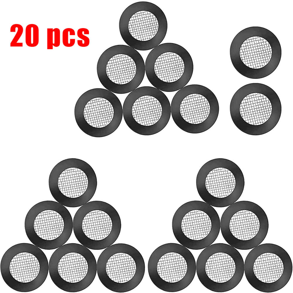 Rubber Ring Washer Seal O Ring Hose Gasket Filter Net, Black - Image 2