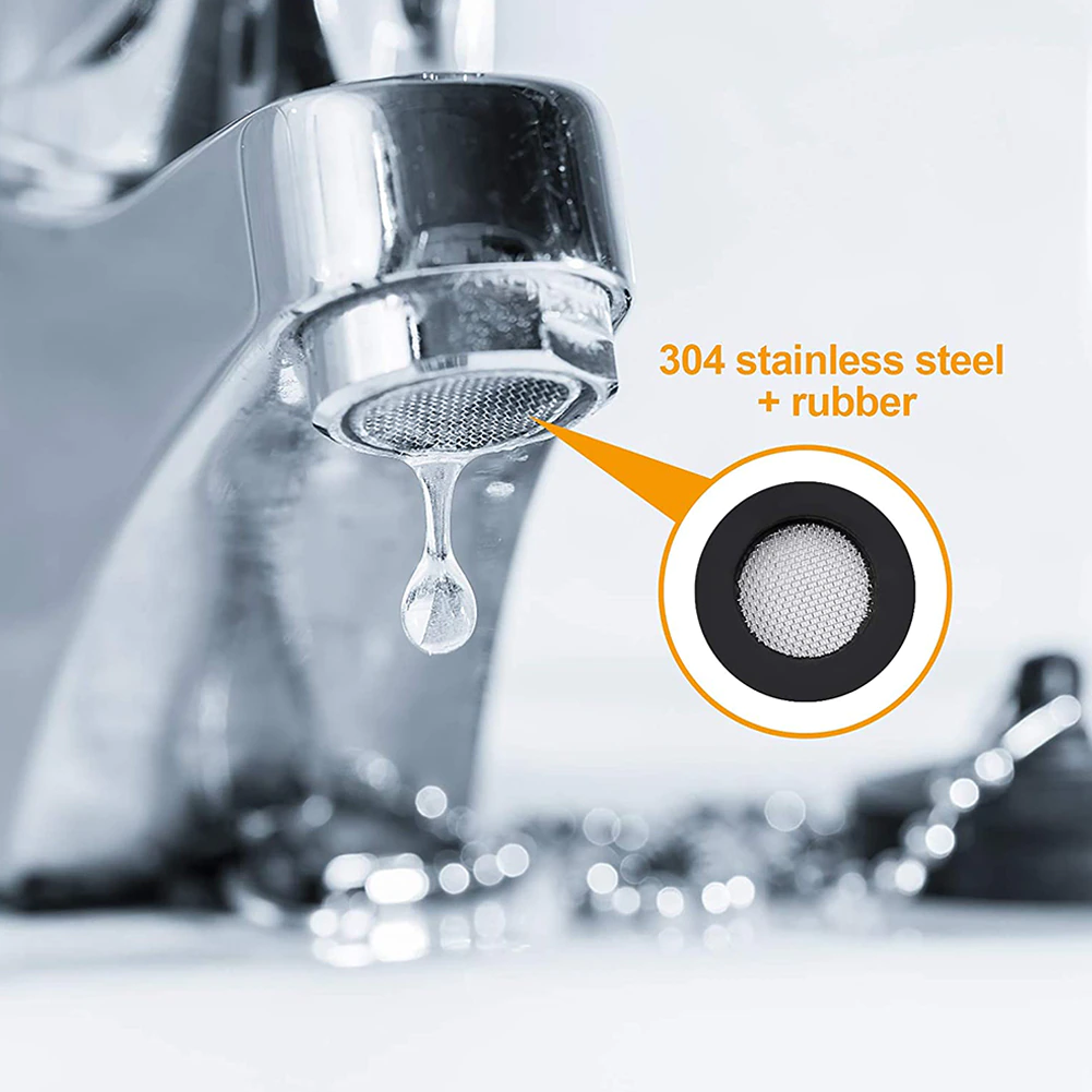 Rubber Ring Washer Seal O Ring Hose Gasket Filter Net, Black - Image 5