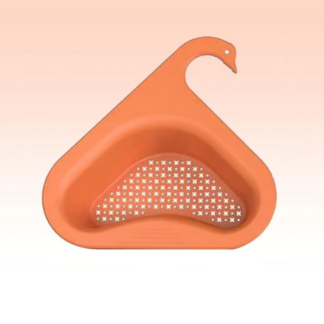 Kitchen Sink Strainer Leftover Drain Basket, Orange