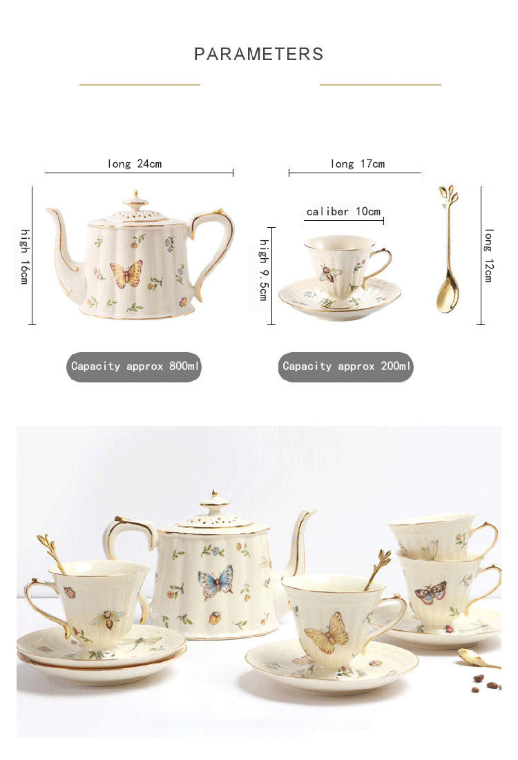 Europe Tea Cup And Saucers Set - Image 5