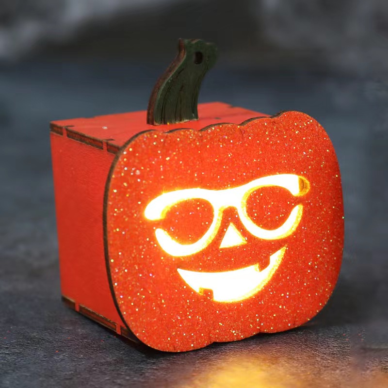 4PCS Halloween Glowing Jack-o-lantern LED Lights Home Decorations - Image 6