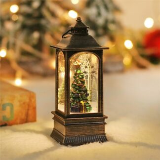 Christmas Tree LED Lantern Light Crystal Ball