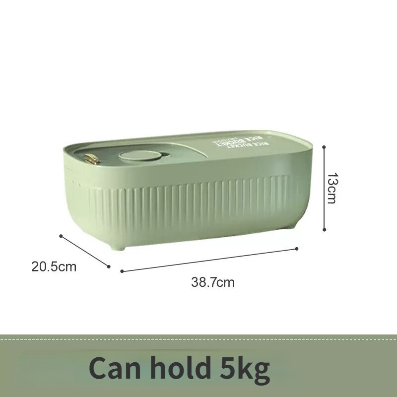 5kg Sealed Rice Dispenser Grain Storage Container Food Bucket - Image 3