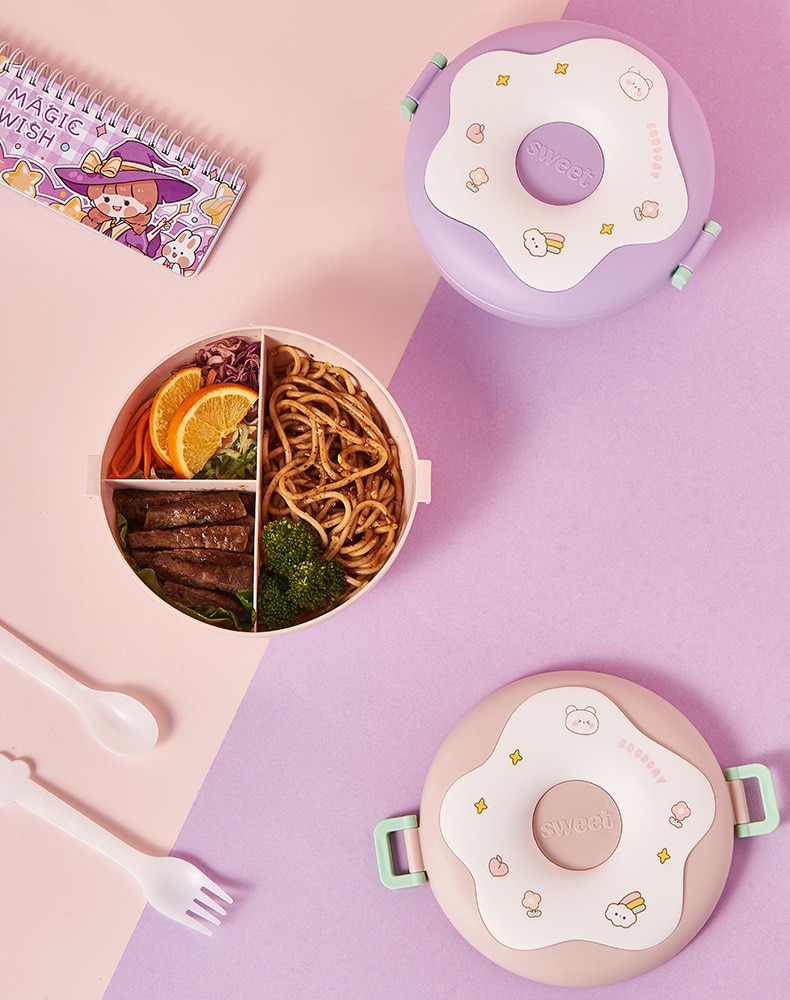 Cartoon Bento Lunch Box for Kids - Image 2