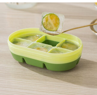6 Grid Ice Cube Tray With Lid