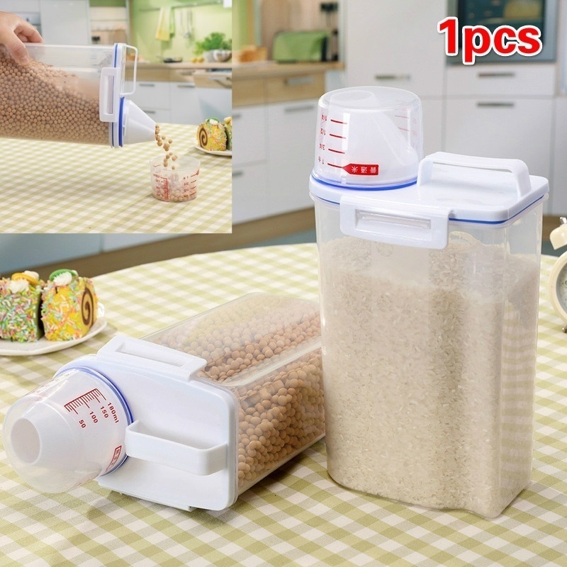 Sealed Rice Bucket Flour Storage Box Pet Storage Bucket - Image 3